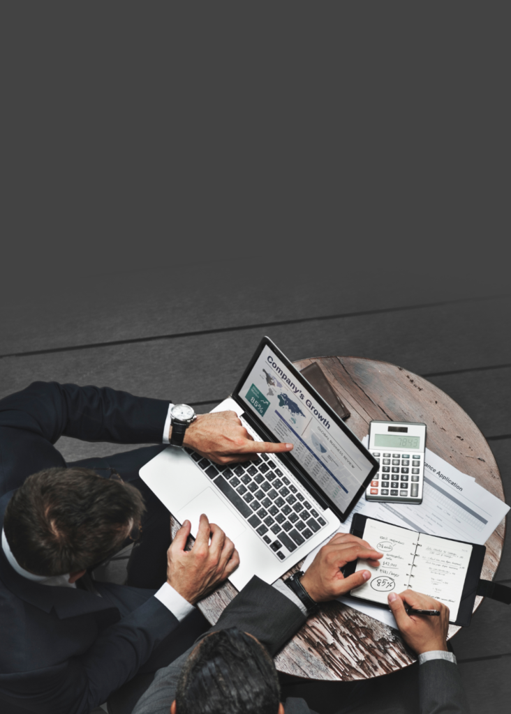 businessmen working strategic planning